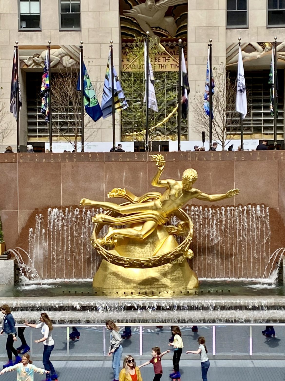 Atlas-Statue vor dem Rockefeller Center